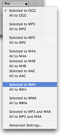 Mac OS X CD Ripper