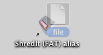 drag to erase internet files