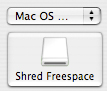erase deleted files button