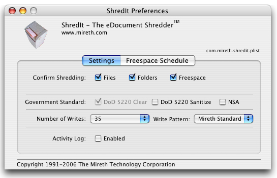 ShredIt X File Shredder Confirm Feature