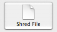 secure delete files button