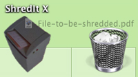 drag to erase internet files